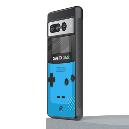 classic color gameboy back phone cover | glass case for google pixel 7 pro