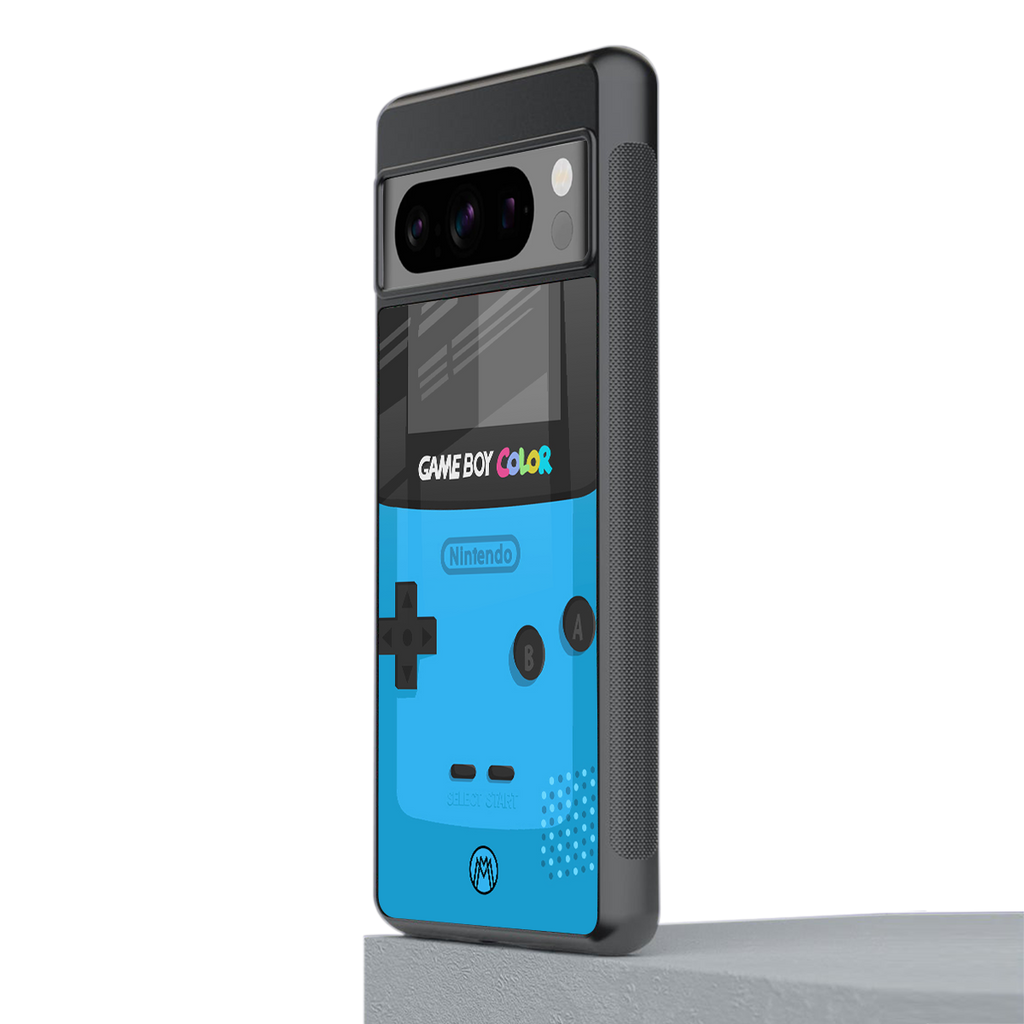 classic color gameboy back phone cover | glass case for google pixel 8 pro