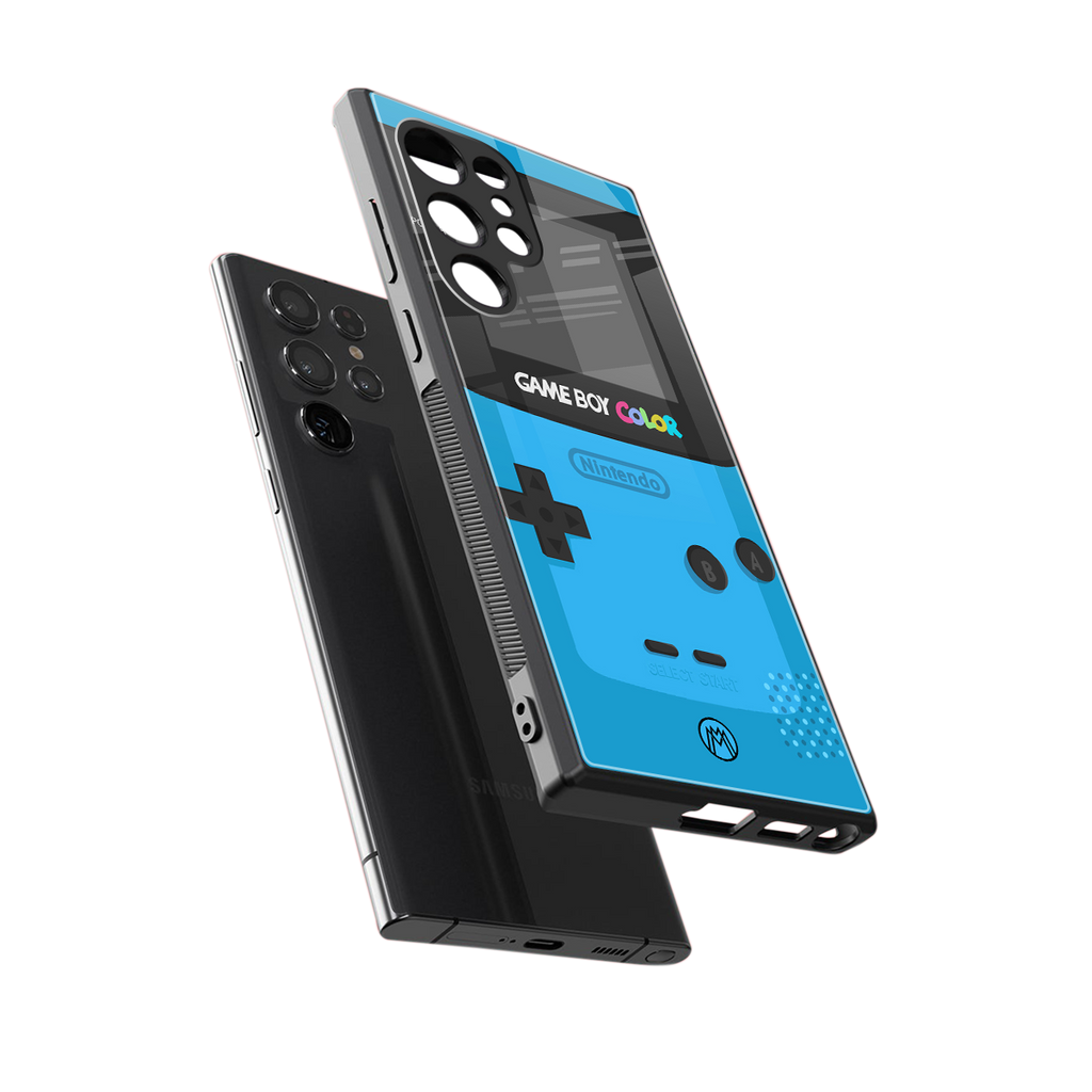 classic color gameboy back phone cover | glass case for samsung galaxy s23 ultra