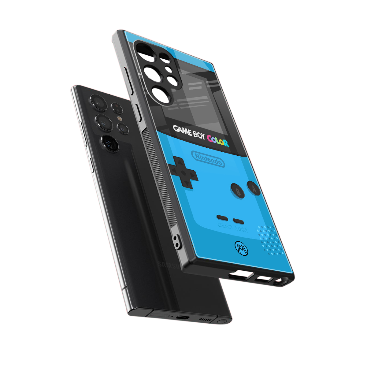 classic color gameboy back phone cover | glass case for samsung galaxy s23 ultra