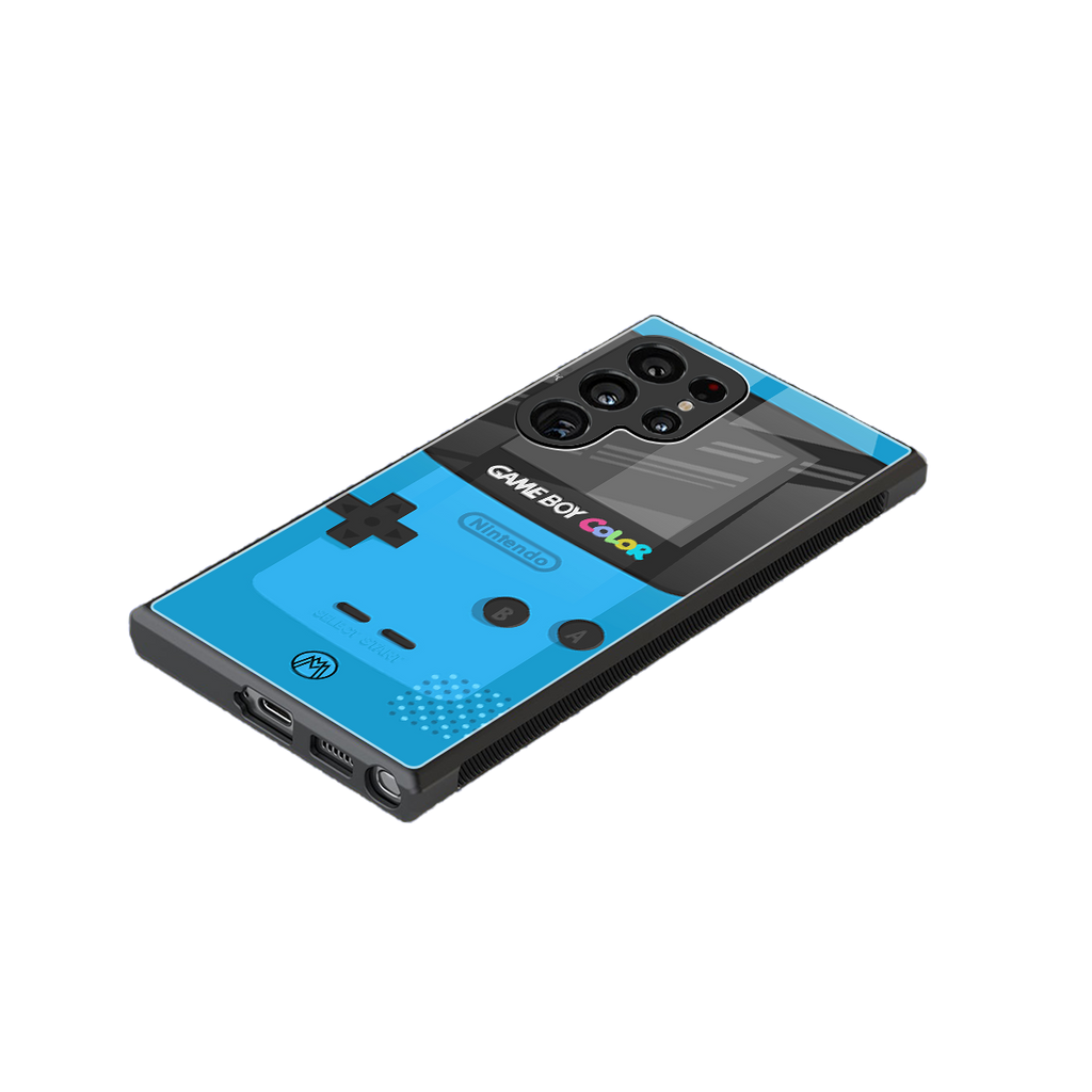 classic color gameboy back phone cover | glass case for samsung galaxy s23 ultra
