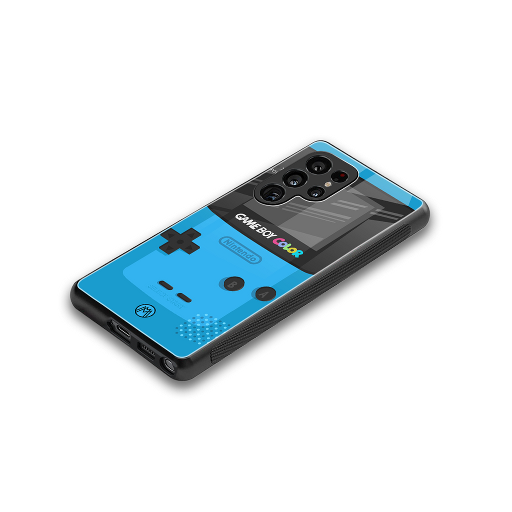 classic color gameboy back phone cover | glass case for samsung galaxy s25 ultra