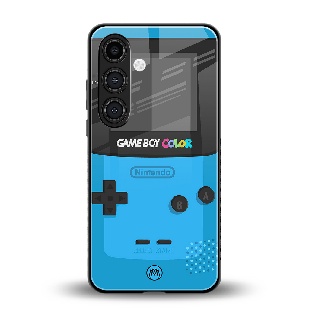 classic color gameboy back phone cover | glass case for samsung galaxy s25 plus