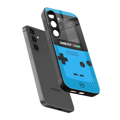 classic color gameboy back phone cover | glass case for samsung galaxy s24 fe