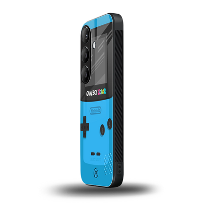 classic color gameboy back phone cover | glass case for samsung galaxy s24 plus