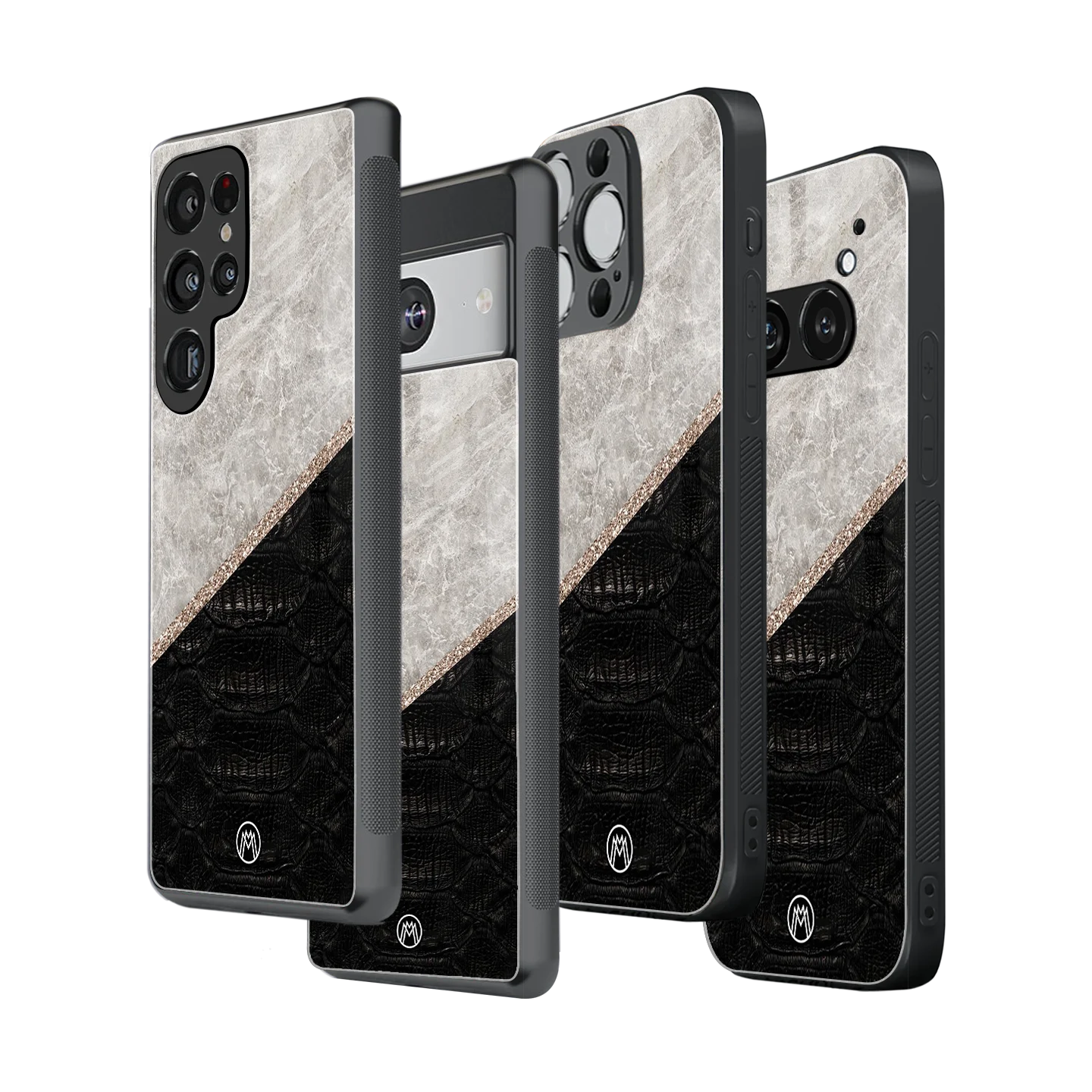 Stylish Glass Back Case for All Smartphones iPhone, Samsung, OnePlus, Pixel, Redmi, Oppo, Vivo, Motorola