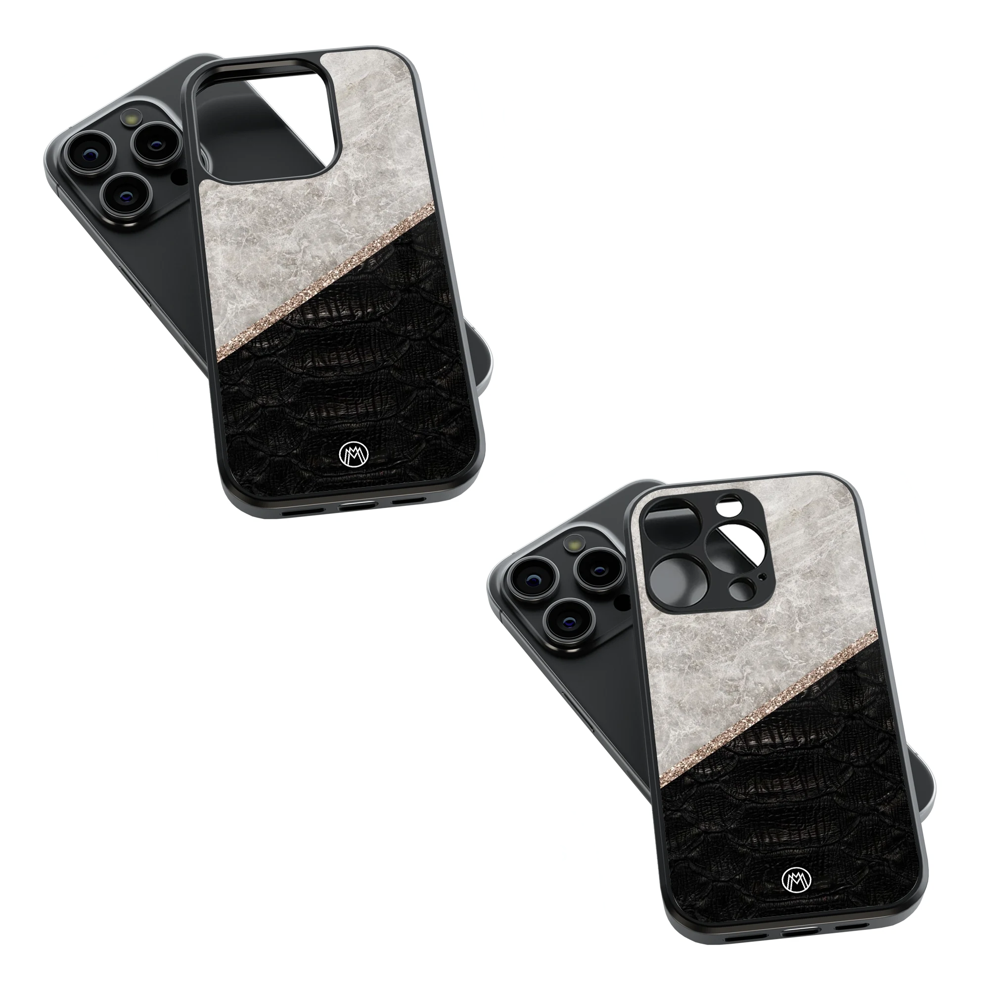 Trendy Glass Back Mobile Case for iPhone, Samsung, Redmi, OnePlus, Google Pixel, Motorola