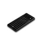 classic grid dark edition back phone cover | glass case for Google Pixel 6A