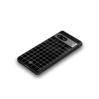 classic grid dark edition back phone cover | glass case for Google Pixel 8