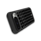 classic grid dark edition back phone cover | glass case for google pixel 9 pro