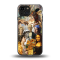 classic icons back phone cover | glass case for iphone 13 mini