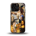 classic icons back phone cover | glass case for iphone 13 pro