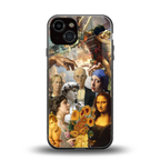 classic icons back phone cover | glass case for iphone 13