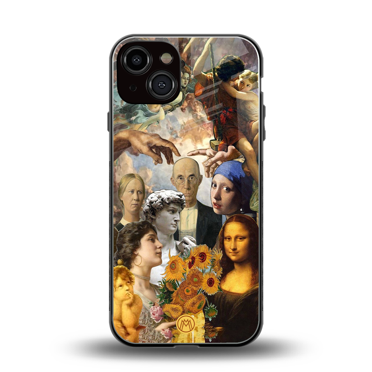 classic icons back phone cover | glass case for iphone 13