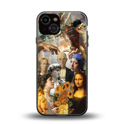 classic icons back phone cover | glass case for iphone 13
