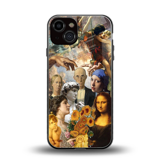 classic icons back phone cover | glass case for iphone 13