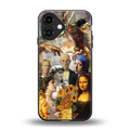 classic icons back phone cover | glass case for iphone 16