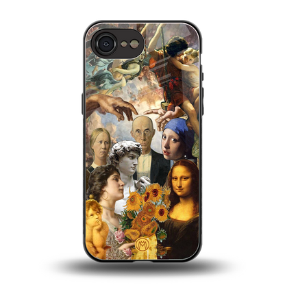 classic icons back phone cover | glass case for iphone 16e