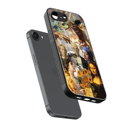 classic icons back phone cover | glass case for iphone 16e