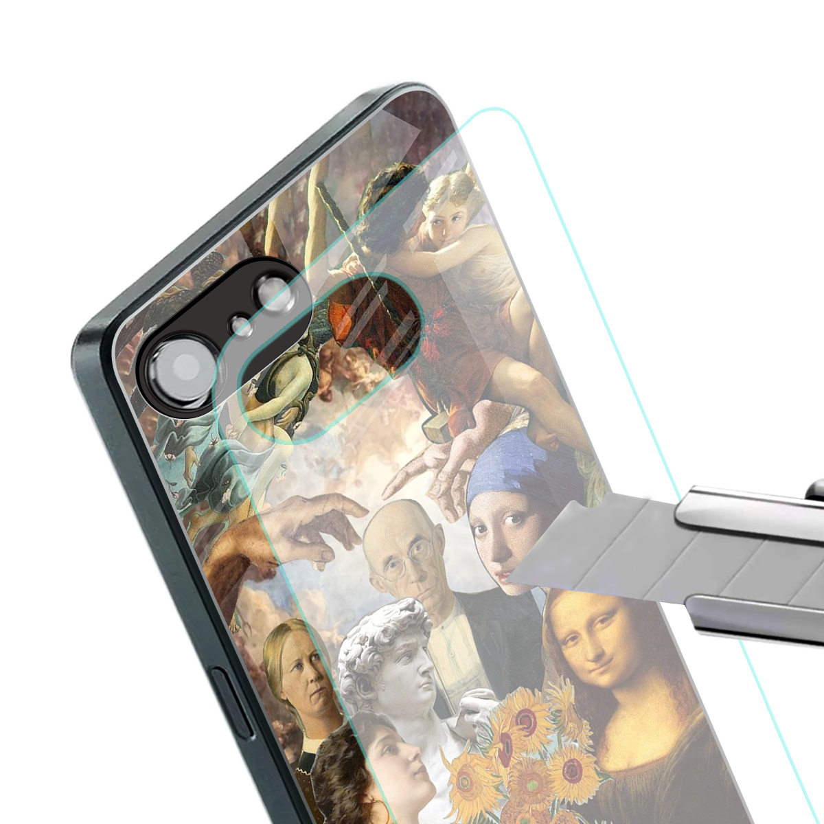 classic icons back phone cover | glass case for iphone 16e