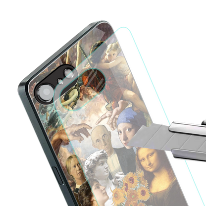 classic icons back phone cover | glass case for iphone 16e