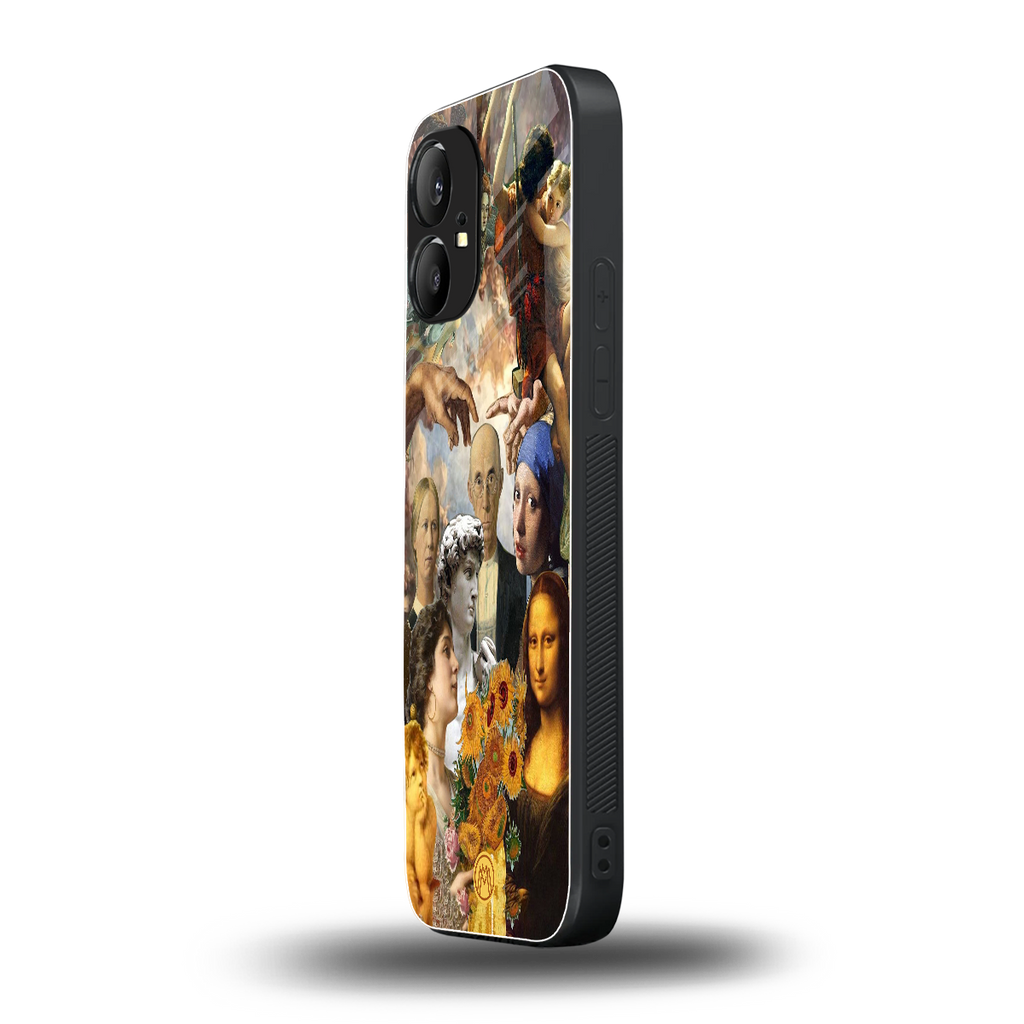 classic icons back phone cover | glass case for nothing phone 1
