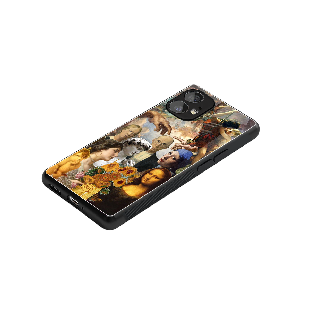 classic icons back phone cover | glass case for nothing phone 1