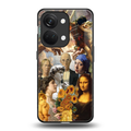 classic icons back phone cover | glass case for oneplus nord 3