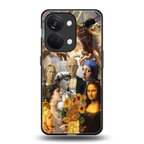 classic icons back phone cover | glass case for oneplus nord 3