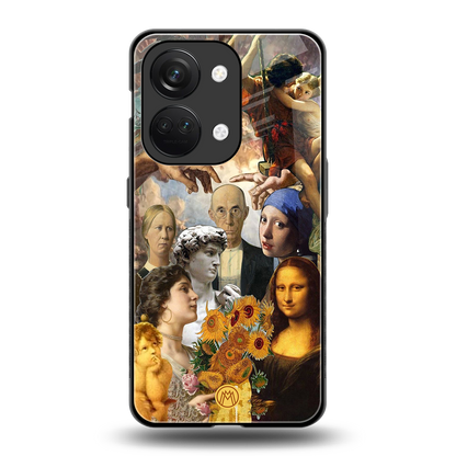 classic icons back phone cover | glass case for oneplus nord 3