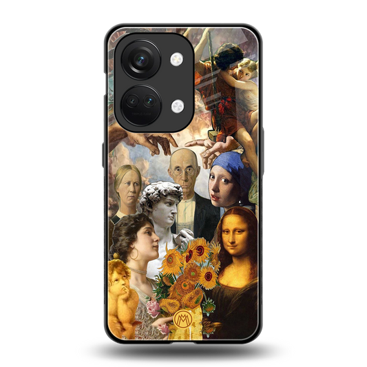 classic icons back phone cover | glass case for oneplus nord 3