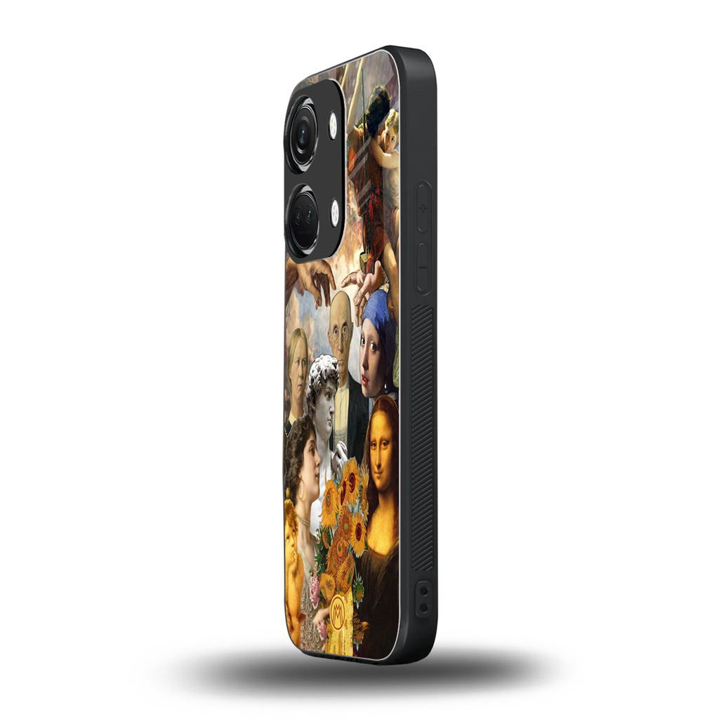 classic icons back phone cover | glass case for oneplus nord 3