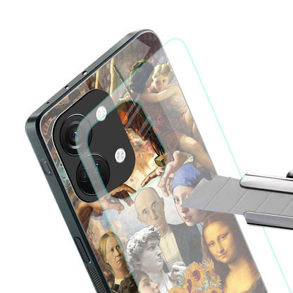classic icons back phone cover | glass case for oneplus nord 3