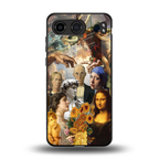 classic icons back phone cover | glass case for oneplus nord 4