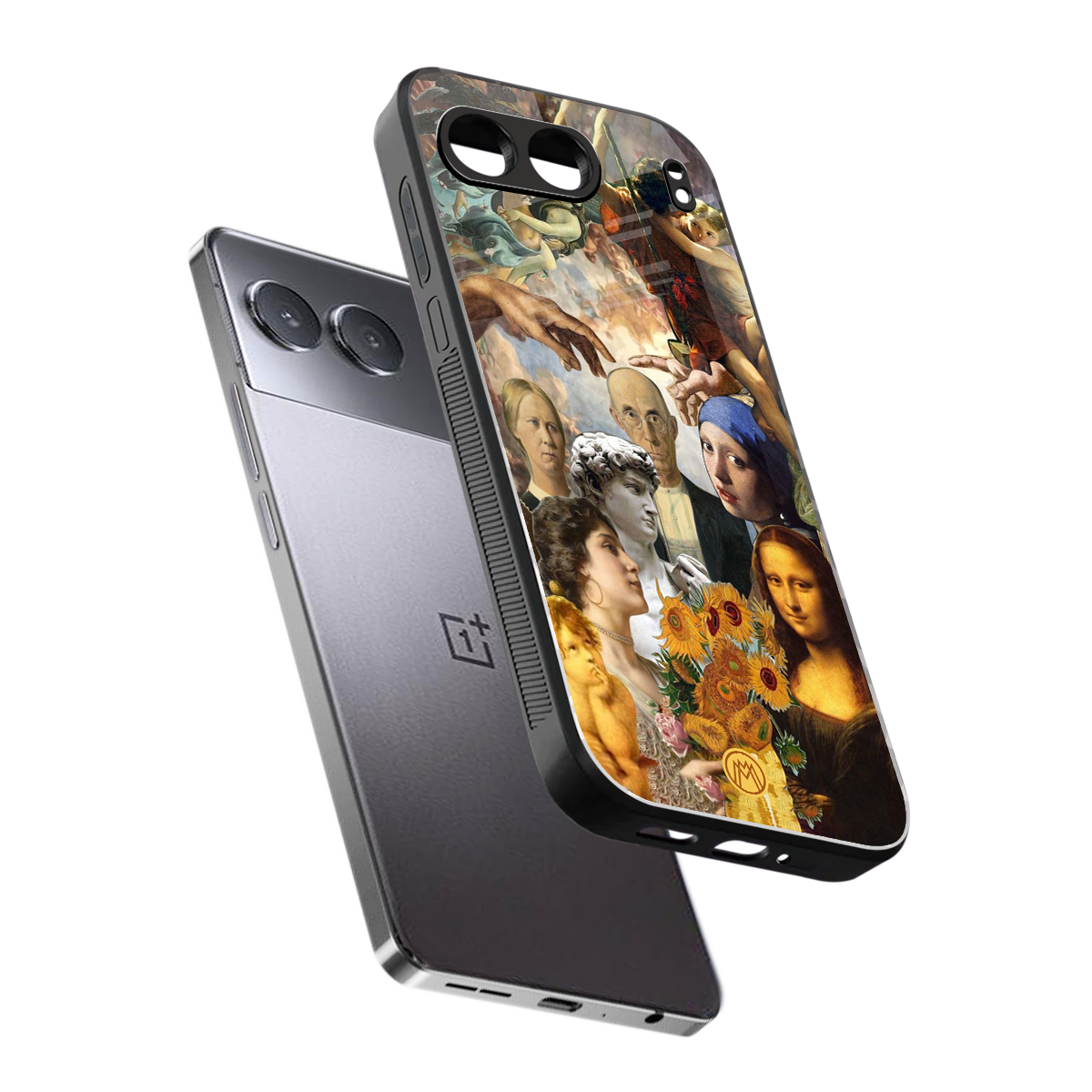 classic icons back phone cover | glass case for oneplus nord 4
