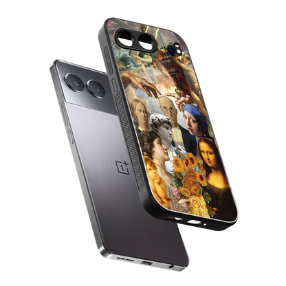 classic icons back phone cover | glass case for oneplus nord 4