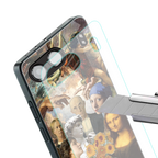 classic icons back phone cover | glass case for oneplus nord 4