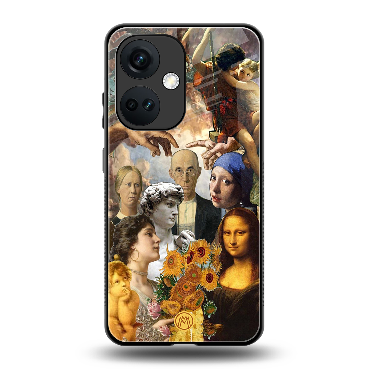 classic icons back phone cover | glass case for oneplus nord ce 3