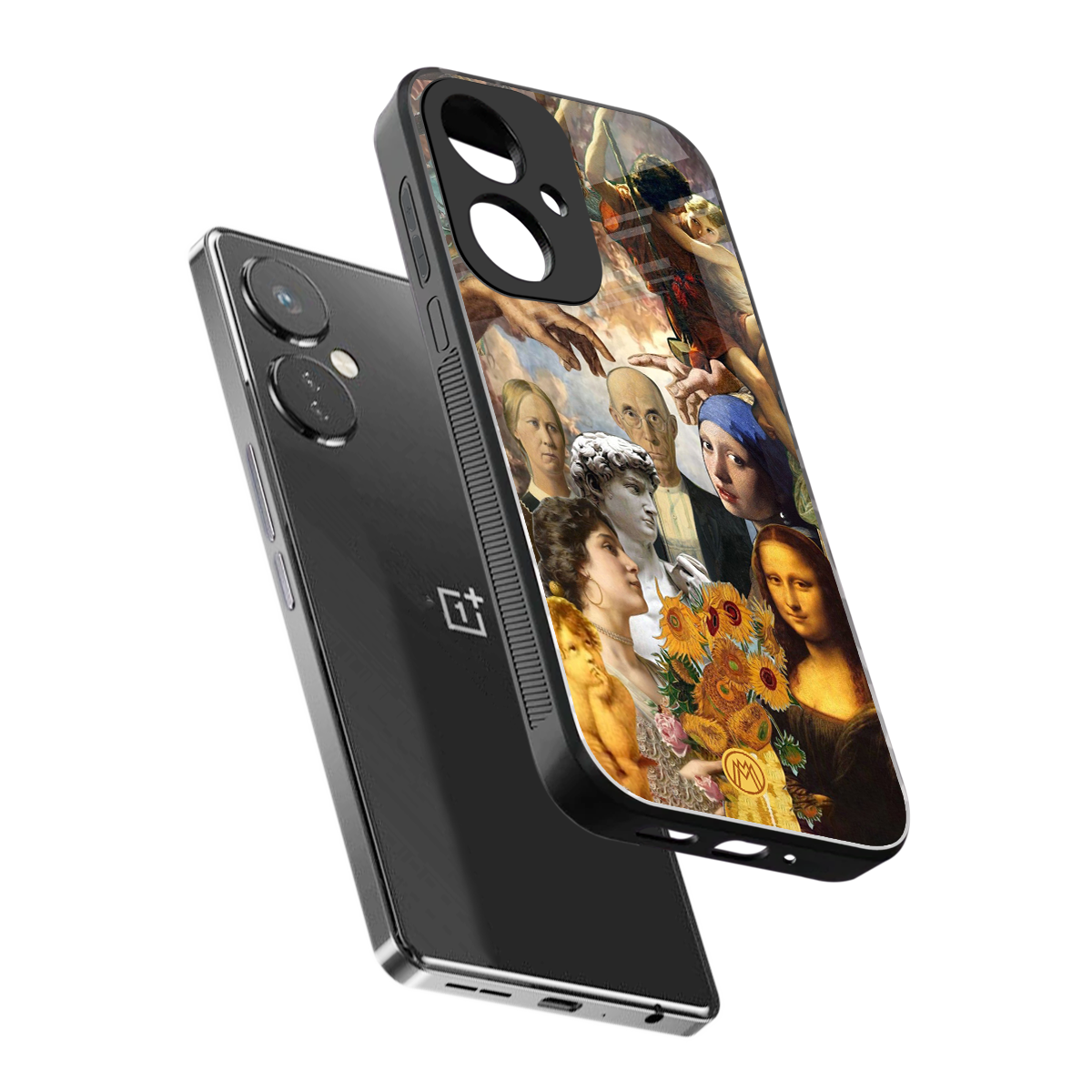 classic icons back phone cover | glass case for oneplus nord ce 3