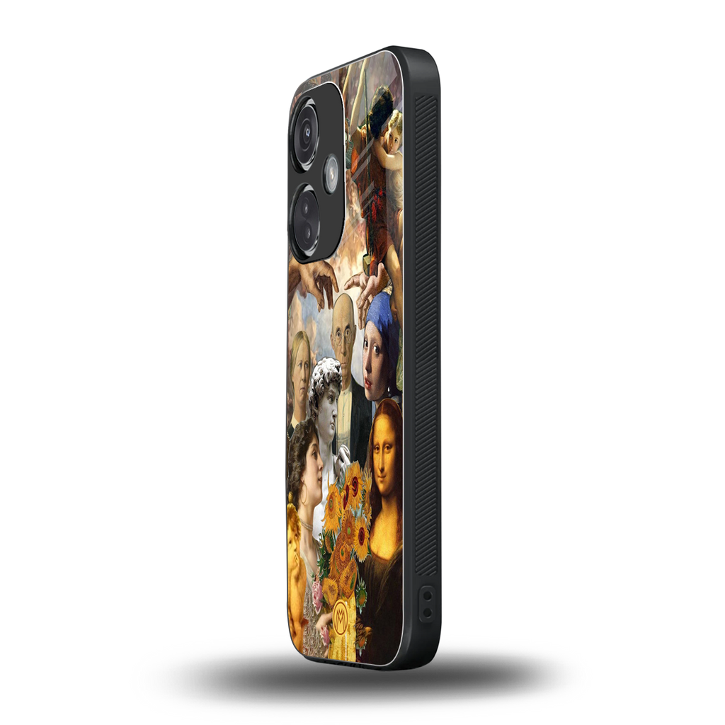 classic icons back phone cover | glass case for oneplus nord ce 3