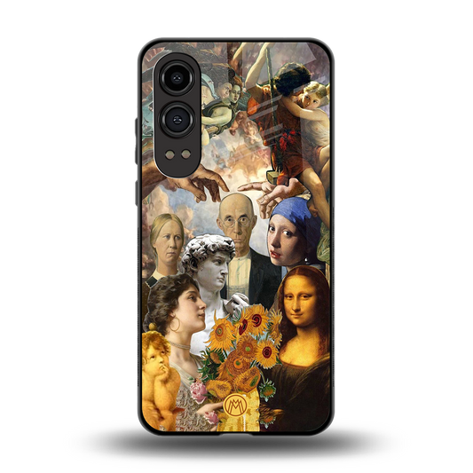 classic icons back phone cover | glass case for oneplus nord ce 4 lite