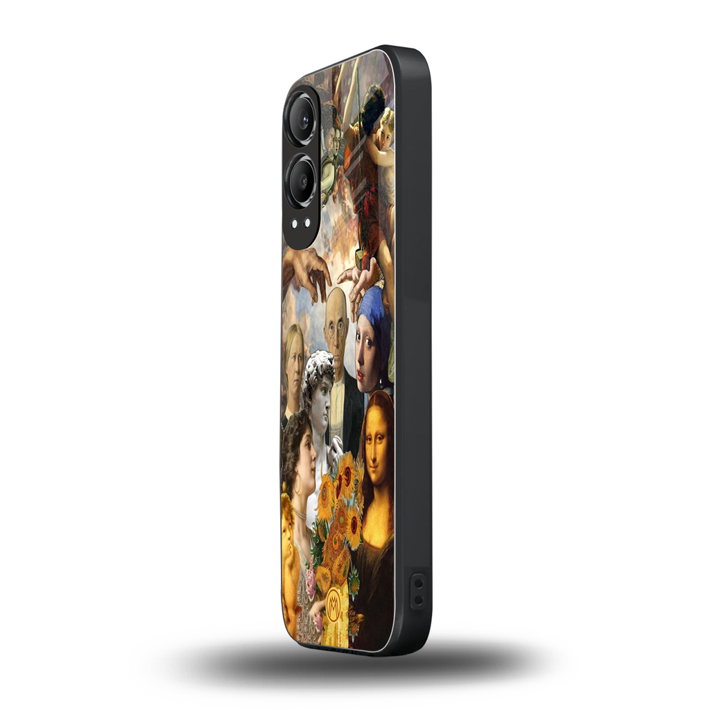 classic icons back phone cover | glass case for oneplus nord ce 4 lite