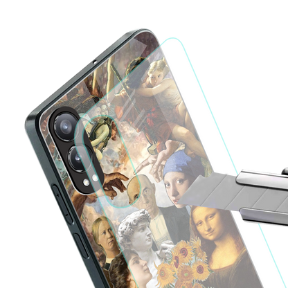 classic icons back phone cover | glass case for oneplus nord ce 4 lite