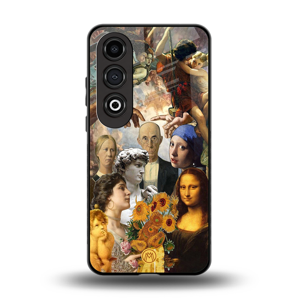classic icons back phone cover | glass case for oneplus nord ce 4