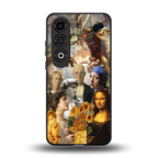 classic icons back phone cover | glass case for oneplus nord ce 4