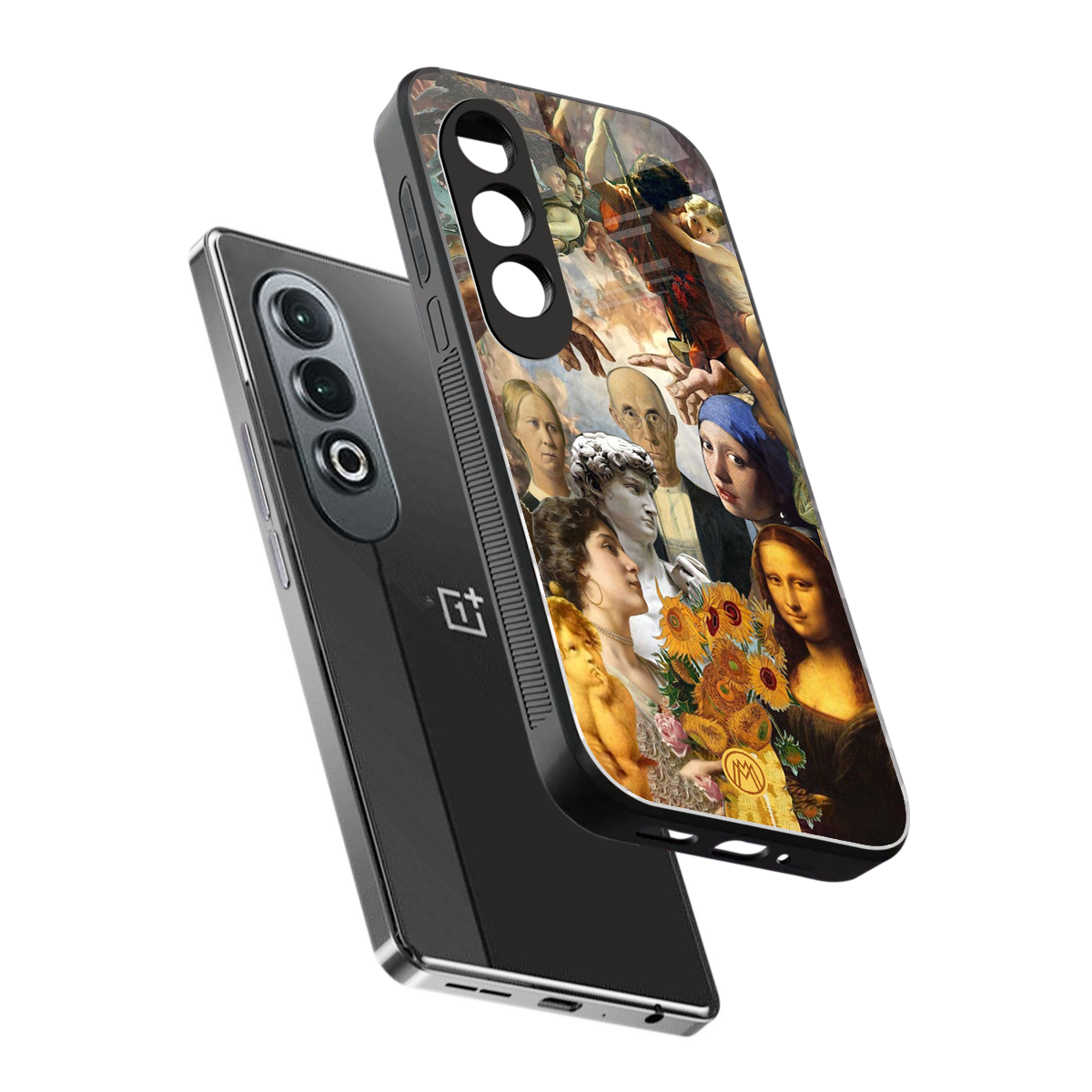 classic icons back phone cover | glass case for oneplus nord ce 4