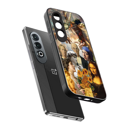 classic icons back phone cover | glass case for oneplus nord ce 4