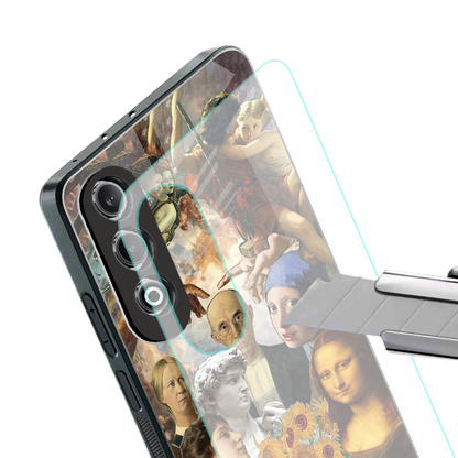 classic icons back phone cover | glass case for oneplus nord ce 4
