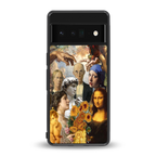 classic icons back phone cover | glass case for google pixel 6 pro