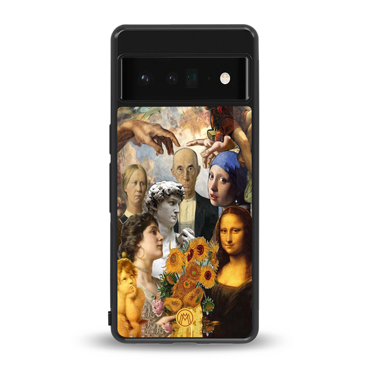 classic icons back phone cover | glass case for google pixel 6 pro
